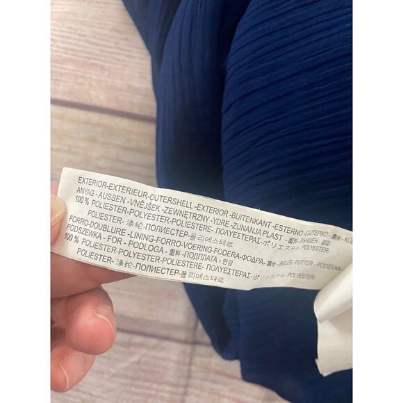 Zara Trafuluc Women's Blue Braided Neck Dress - Small - Picture 11 of 12